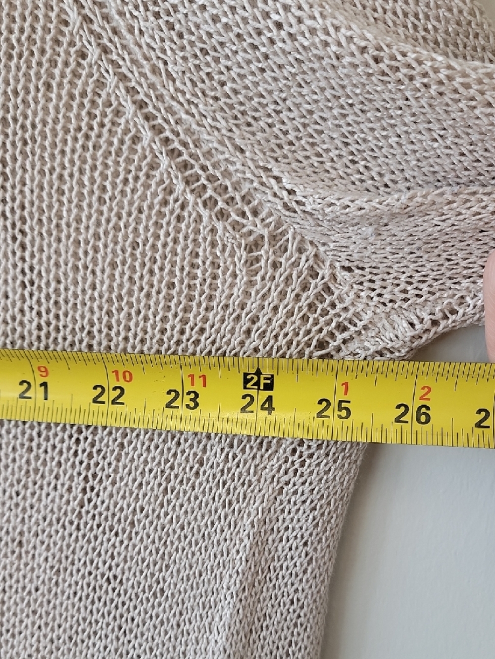 Tahari Beige Open-Front Cardigan Sweater Women's Knit Coastal - Picture 11 of 12